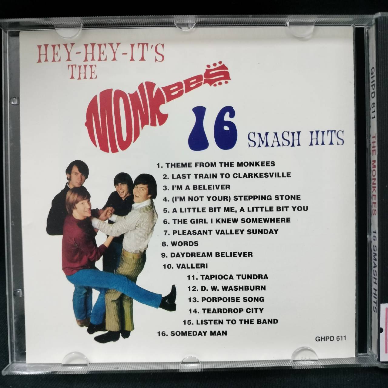 The Monkees – Hey-Hey-It's The Monkees 16 Smash Hits / EEC / มีรอยบ้าง