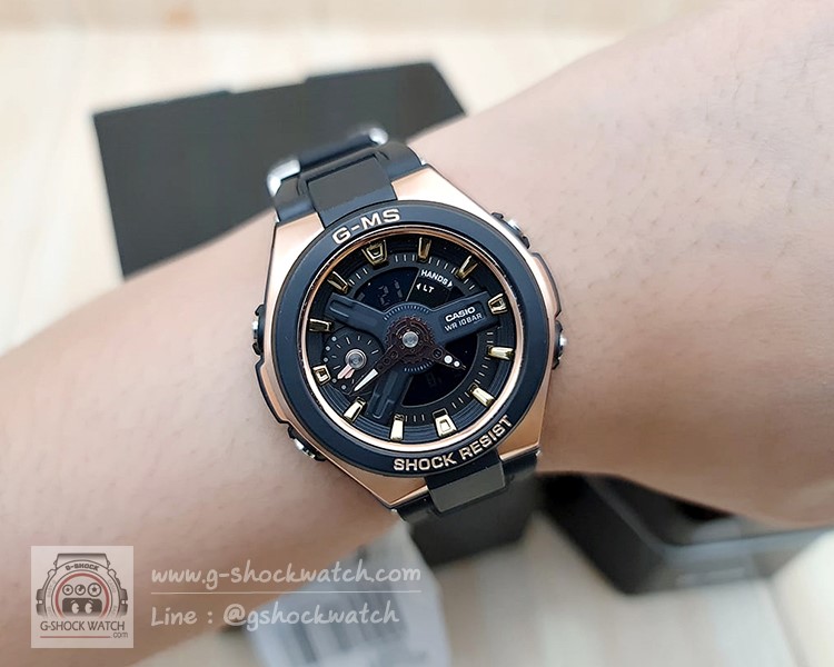 CASIO G-MS นาฬิกาข้อมือ นาฬิกากันน้ำ นาฬิกาของแท้ ประกันศูนย์ CMG 1 ปี รุ่น MSG-400G-1A1