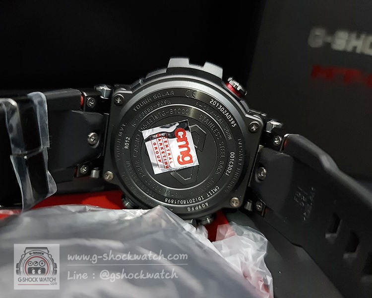 CASIO G-SHOCK นาฬิกาข้อมือ นาฬิกากันน้ำ นาฬิกาของแท้ ประกันศูนย์ CMG 1 ปี MTG-B1000B-1A