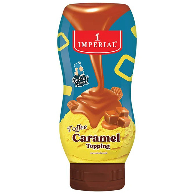 ท็อปปิ้ง รสท็อฟฟี่คาราเมล อิมพีเรียล Imperial Topping Coffee Caramel Flavored 310 g. (05-0805)