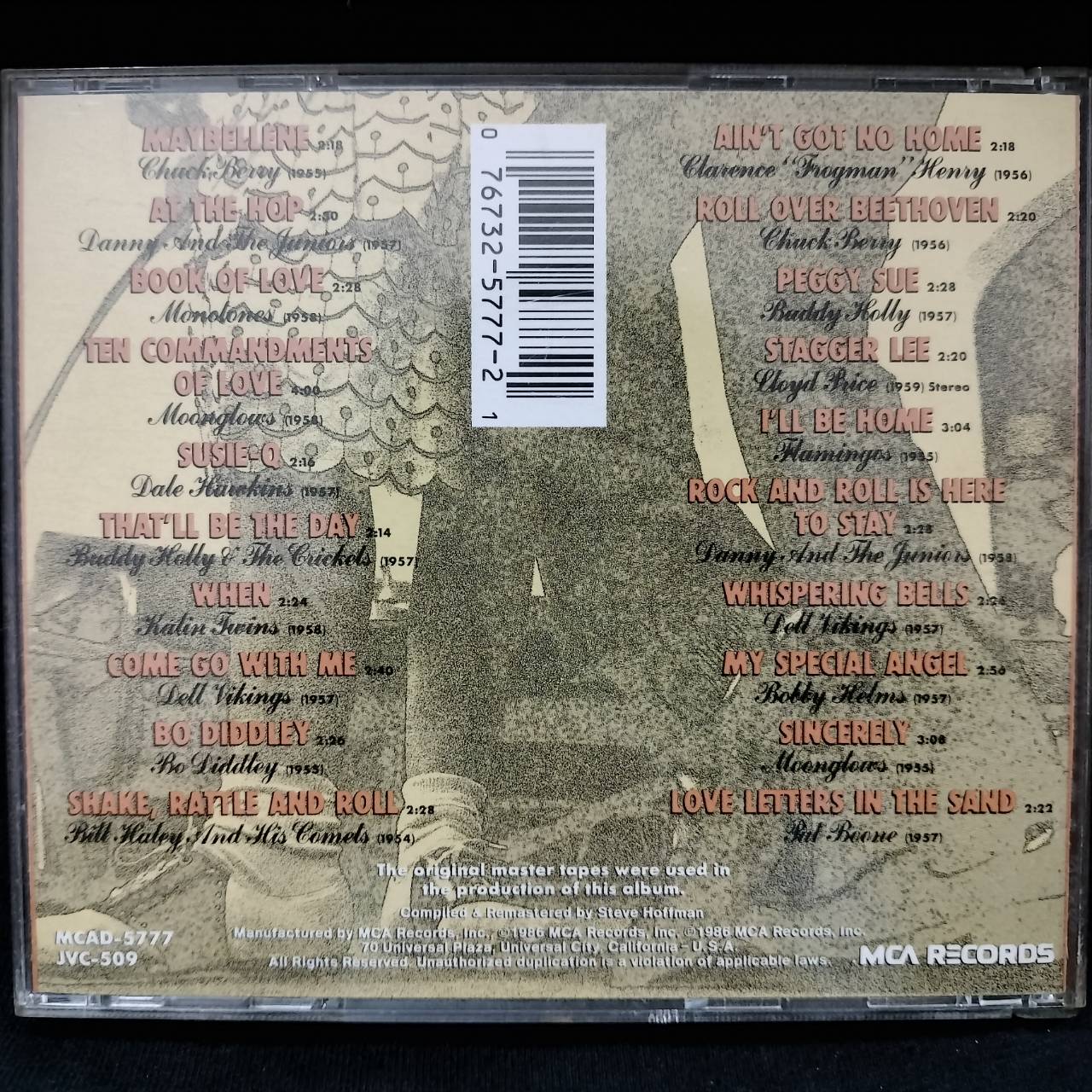 Various – Vintage Music Collectors Series: Volumes 1 & 2 / JAPAN / ปกในมีจุดเหลือง / แผ่นสวย