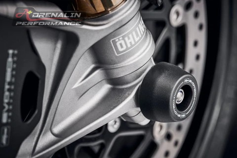 Evotech กันล้มล้อหน้า (FRONT FORK SPINDLE) สำหรับ Speed triple 1200 R/RS 2021+