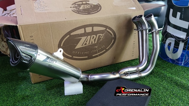 ท่อ Zard full system ปลาย+คอ สำหรับ Trident 660 (For Exhibition only)