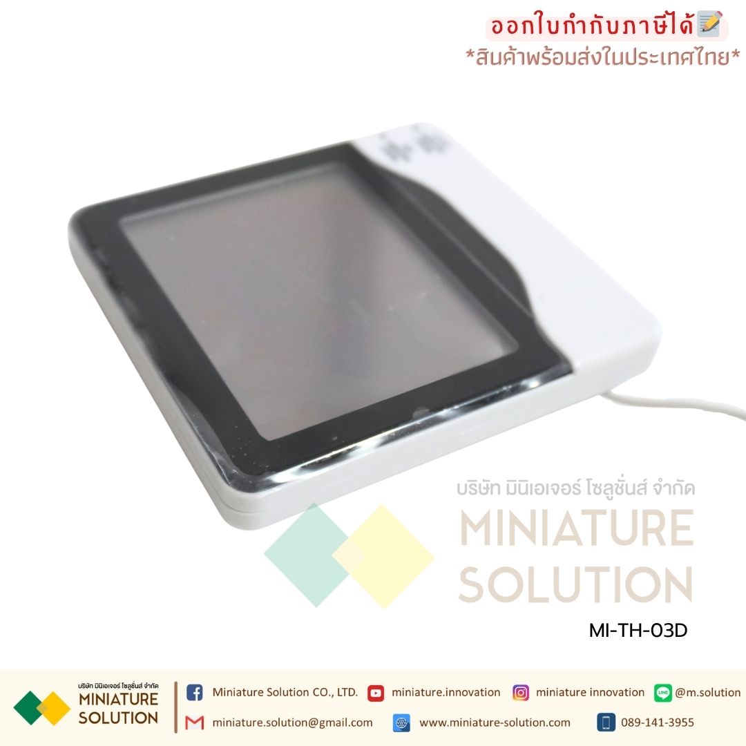 TH-03D SINOTIMER มิเตอร์วัดอุณหภูมิ และความชื้นแบบอิเล็กทรอนิกส์ อุณหภูมิได้ 2 จุด ทั้ง indoor และ outdoor