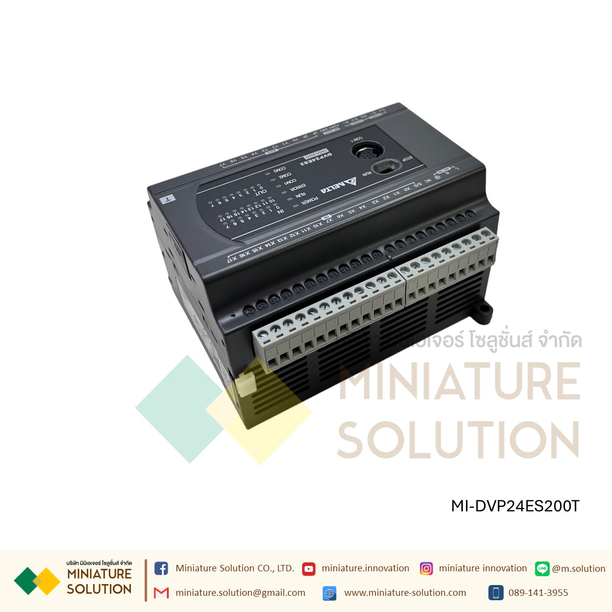 DVP-ES2 Series PLC Delta PLC 8DI/8DO 16DI/8DO 16DI/16DO 220V (Transistor) Built-in RS-232 and RS-485 Ports