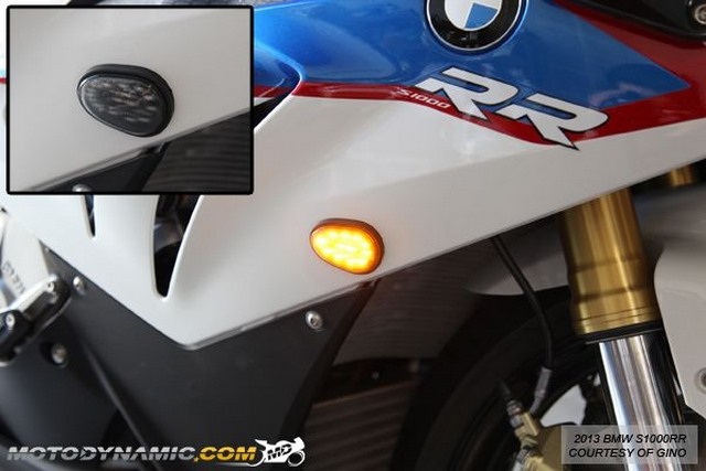 ไฟเลี้ยวหน้า Motodynamic (แฟริ่ง) แบบฝังในตัวรถ สำหรับ S1000RR