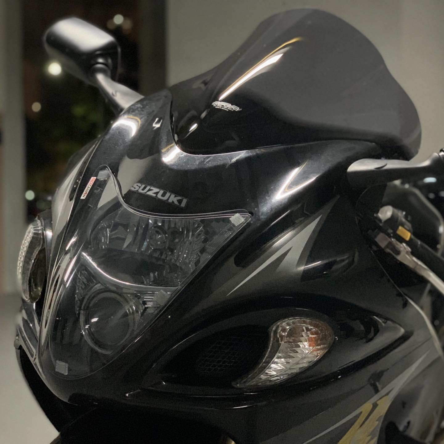 MRA ชิวหน้า สำหรับ hayabusa 2008-2020 Gen2 สี smoke