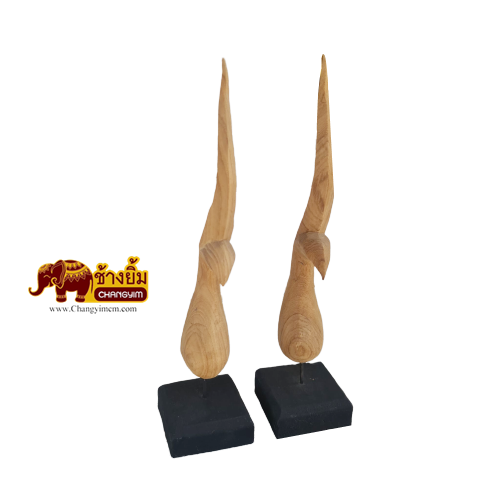 ช่อฟ้าปากนก สีธรรมชาติ ( 14 นิ้ว )