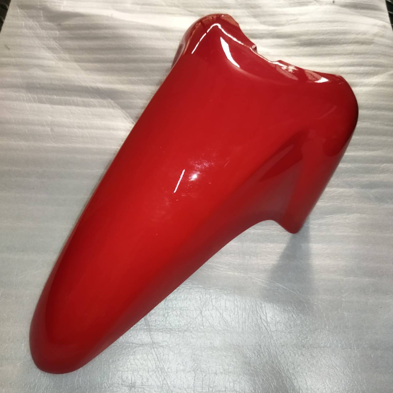 61100-KPH-700ZF บังโคลนหน้าสีแดง(R263) WAVE125I 2005 อะไหล่แท้ HONDA