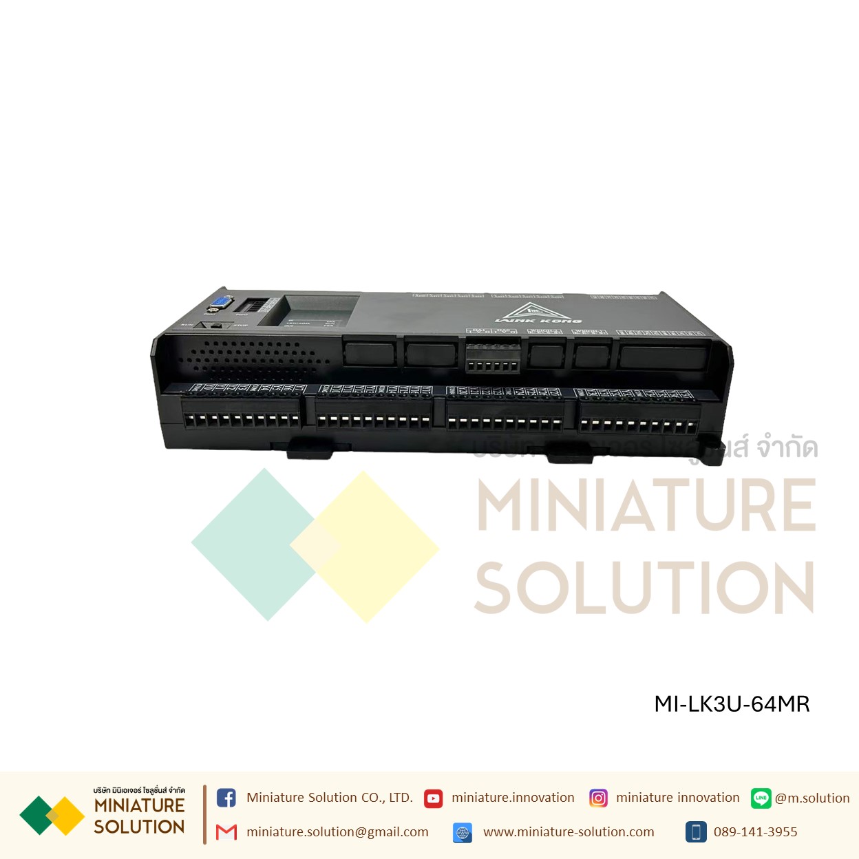 PLC LK3U-64MR-10AD-2DA Mitsu GXwork