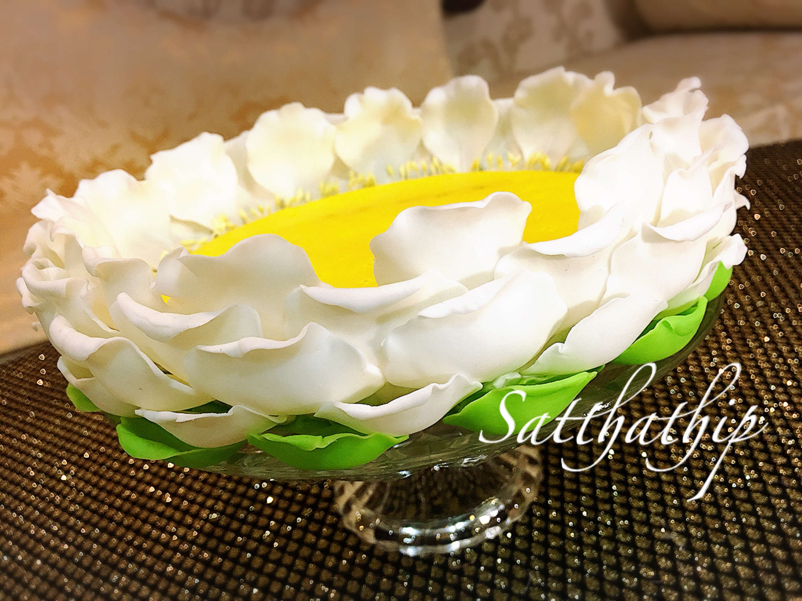 ถาดดอกมะลิ ประดิษฐ์จากดิน - ฐานดอกมะลิ ประดิษฐ์จากดิน - พานดอกมะลิ ประดิษฐ์จากดิน - ถาดมะลิดินปั้น - ฐานมะลิดินปั้น - พานมะลิดินปั้น -Tray