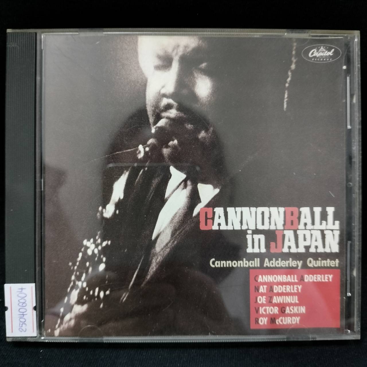 Cannonball Adderley Quintet – Cannonball In Japan / USA / ปกในมีจุดเหลือง / แผ่นดี