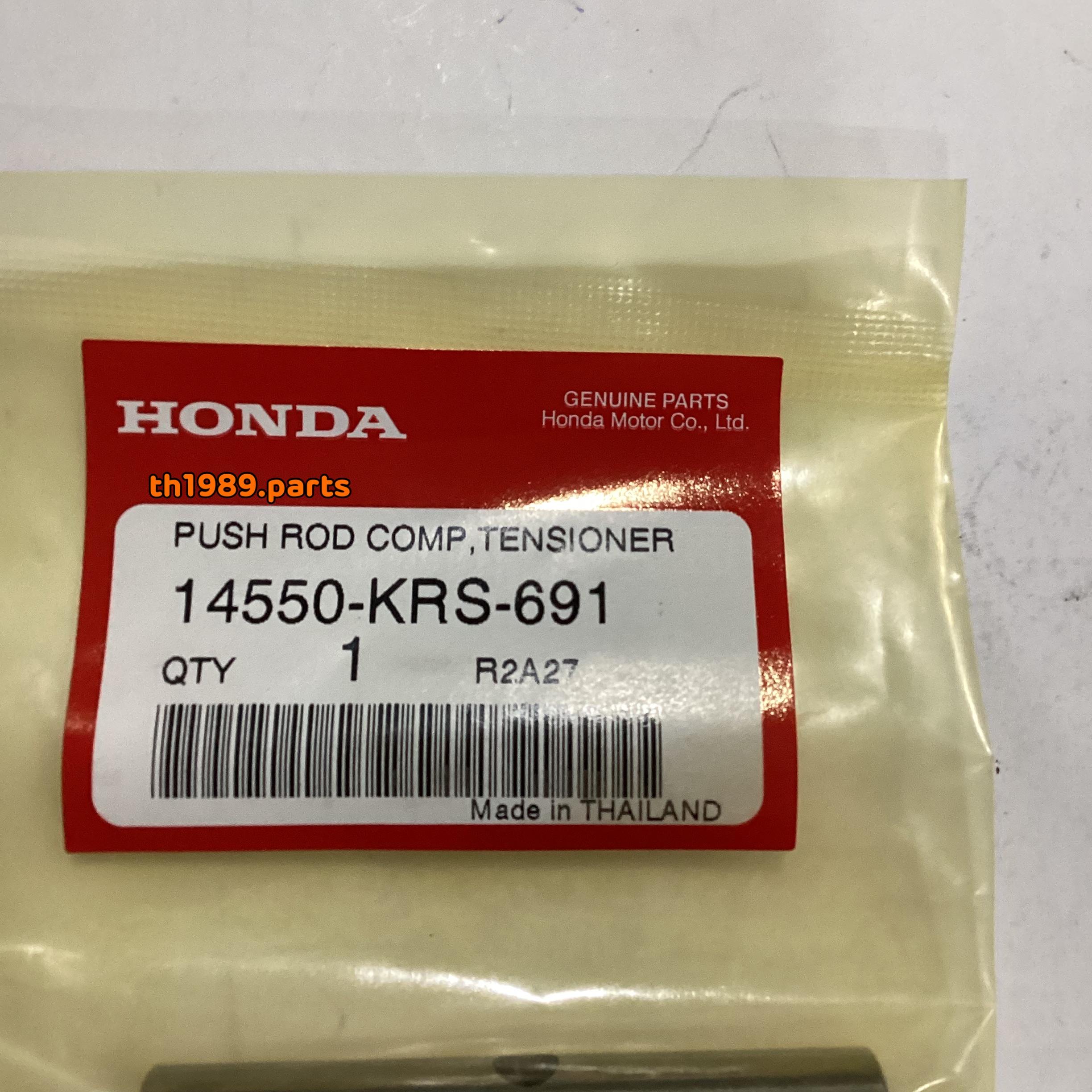 14550-KRS-691 แกนชุดปรับตั้งความตึง WAVE110I 2009-2020 WAVE125I 2012-2020 DREAM110i (CENTRALIZE POWER) อะไหล่แท้ HONDA