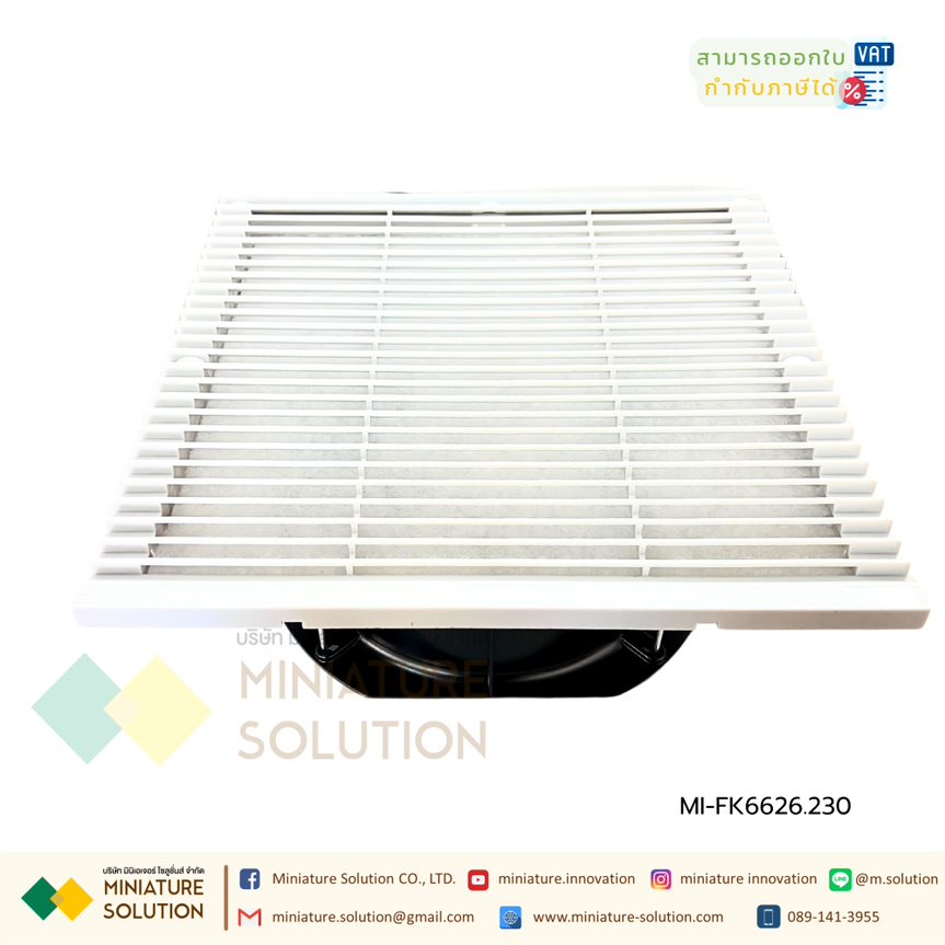 FK series พัดลมระบายความร้อนในตู้คอนโทรล CABINET FILTER FAN เป็นพัดลมระบายความร้อนสำหรับตู้ไฟฟ้า, ตู้คอนโทรล มีทั้งรุ่นดูดลมเข้าและเป่าลมออก LANPUS