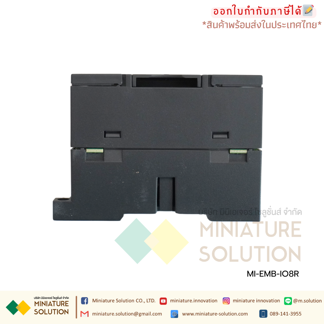 AMSAMOTION PLC expansion module Relay Digital 8DI x 8DR IN/OUT [EMB-IO8R]