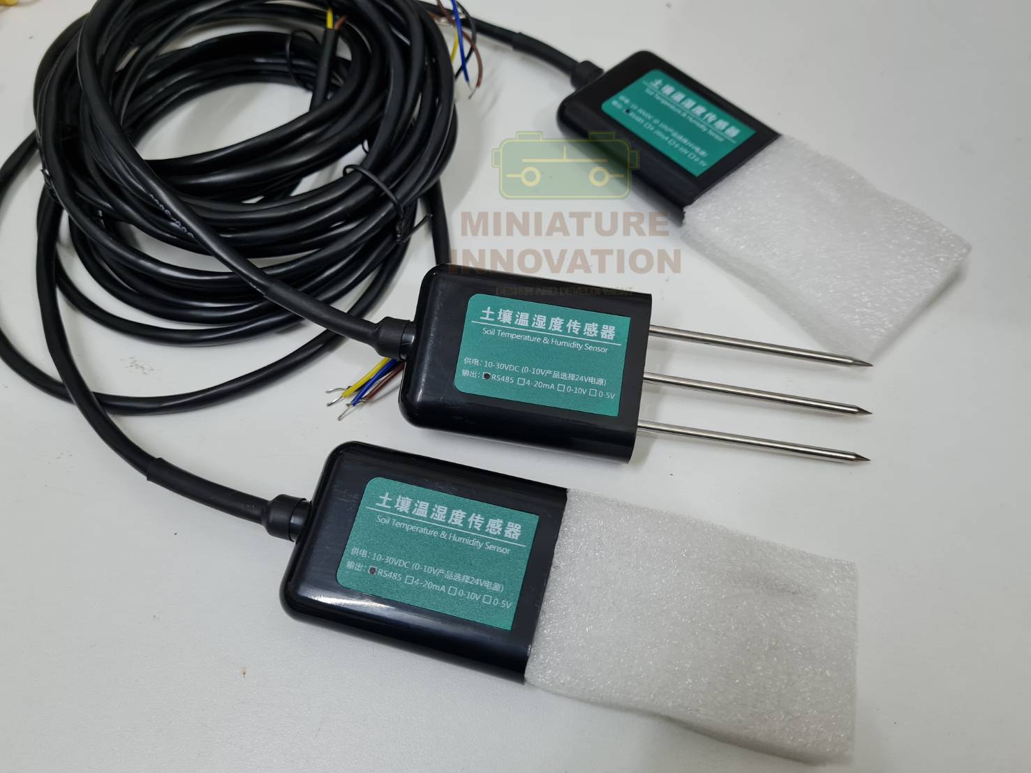 SOIL MOISTURE & TEMPERATURE SENSOR OUTPUT RS485 เซ็นเซอร์วัดความชื้นในดิน อุณหภูมิ MODBUS