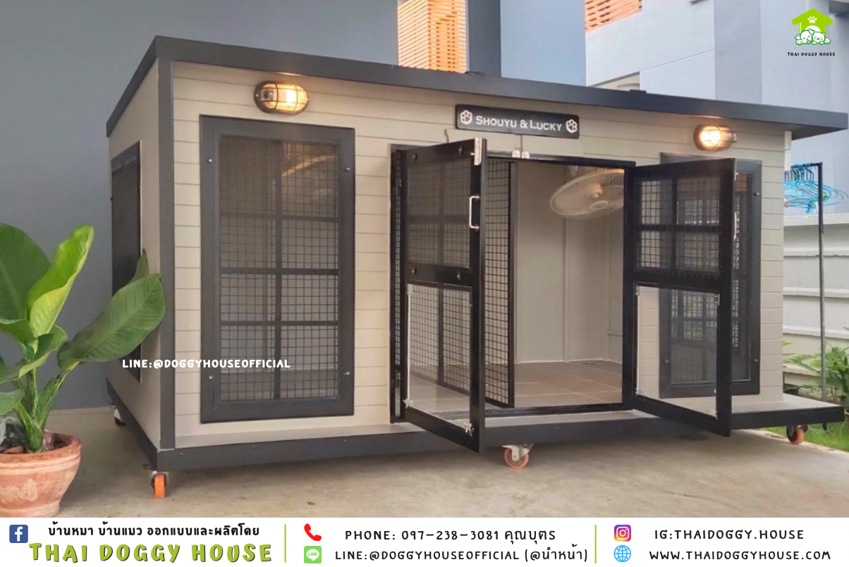 บ้านหมา แบบบ้าน 𝐁𝐎𝐗 𝐒𝐓𝐘𝐋𝐄