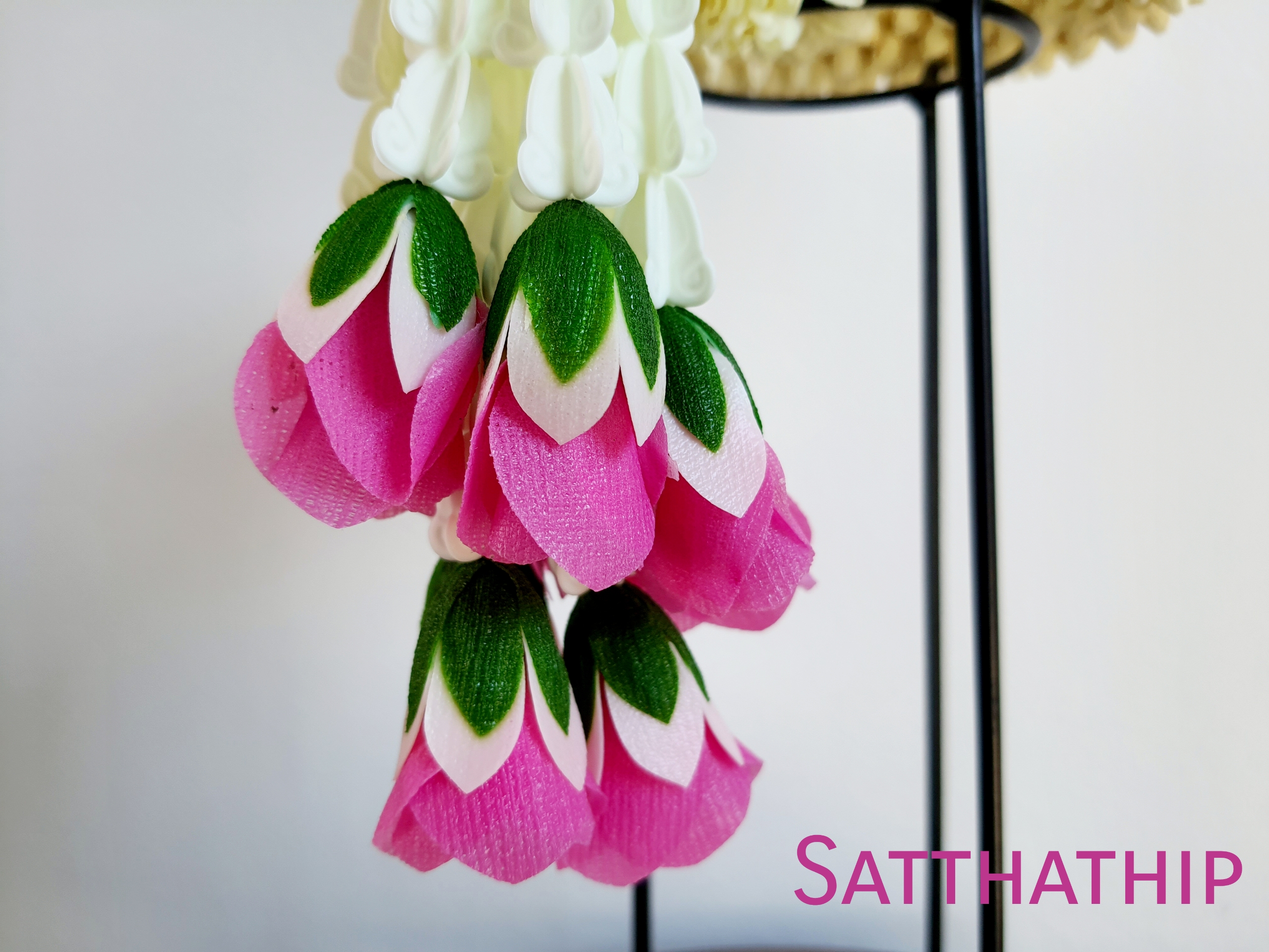 พวงมาลัยดอกมะลิ - พวงมาลัยดอกมะลิประดิษฐ์ - พวงมาลัยประดิษฐ์