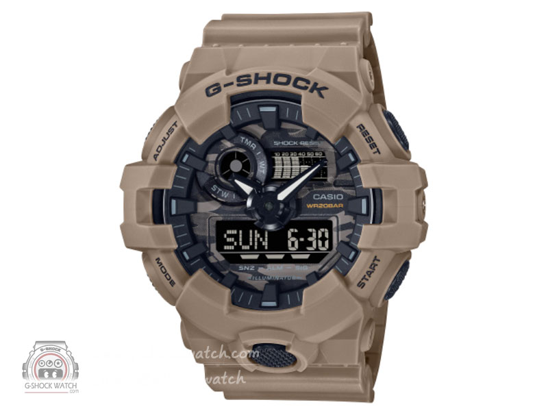 CASIO G-SHOCK นาฬิกาข้อมือ นาฬิกากันน้ำ นาฬิกาของแท้ ประกันศูนย์ CMG 1 ปี รุ่น GA-700CA-5A
