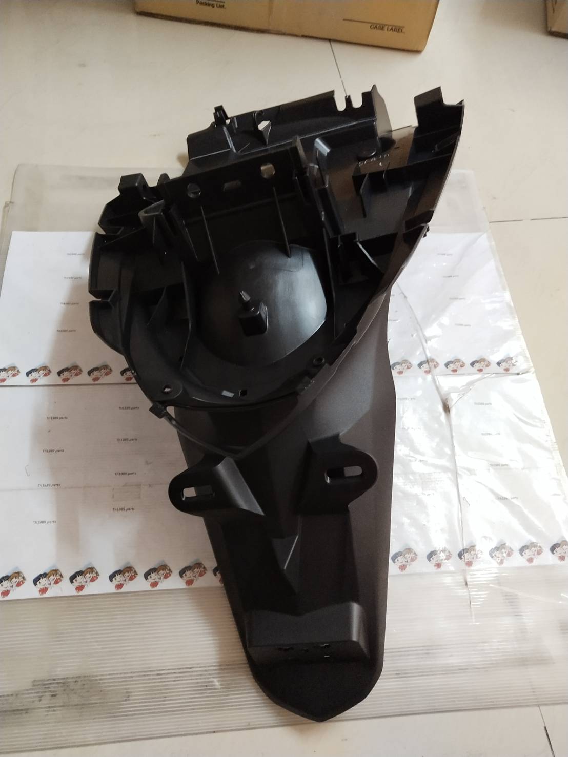 บังโคลนหลัง FINO125 อะไหล่แท้ YAMAHA BB9-F1611-00 รหัสทดแทน BB9-F1611-01