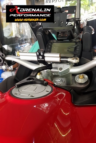 ขาจับกันสะบัด Ducabike สำหรับ Multi Strada 1200, 950, 1260 V2 กันสะบัด Ohlins