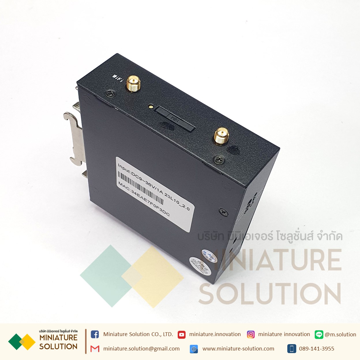 HF IOT HF-9606W PLC Gateway 4Ethernet PLC to WIFI อุปกรณ์แปลงสัญญาณ เกรดอุตสาหกรรม PLC การตรวจสอบระยะไกล (HF-9606W)