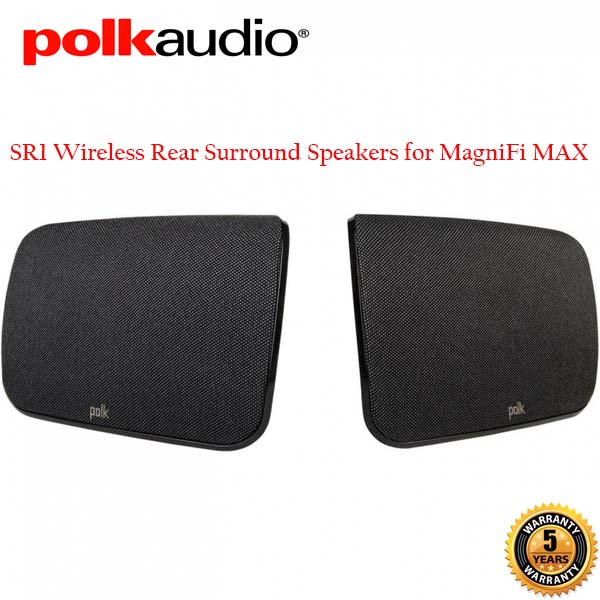 Polk Audio Polk SR1 Wireless Rear Surround Speakers for MagniFi MAX Sound Bar System