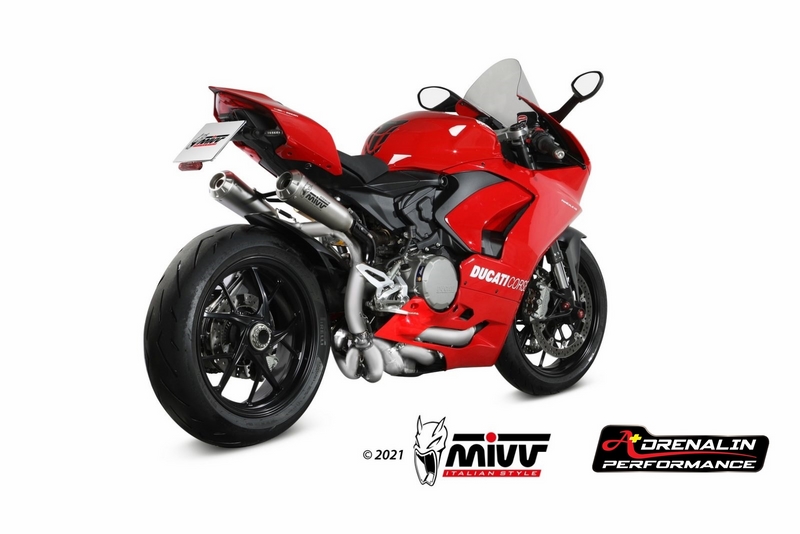ท่อฟูล Mivv GP สำหรับ Panigale V2 ออกคู่ ท้าย ผลิตจาก stanless (For Exhibition only)
