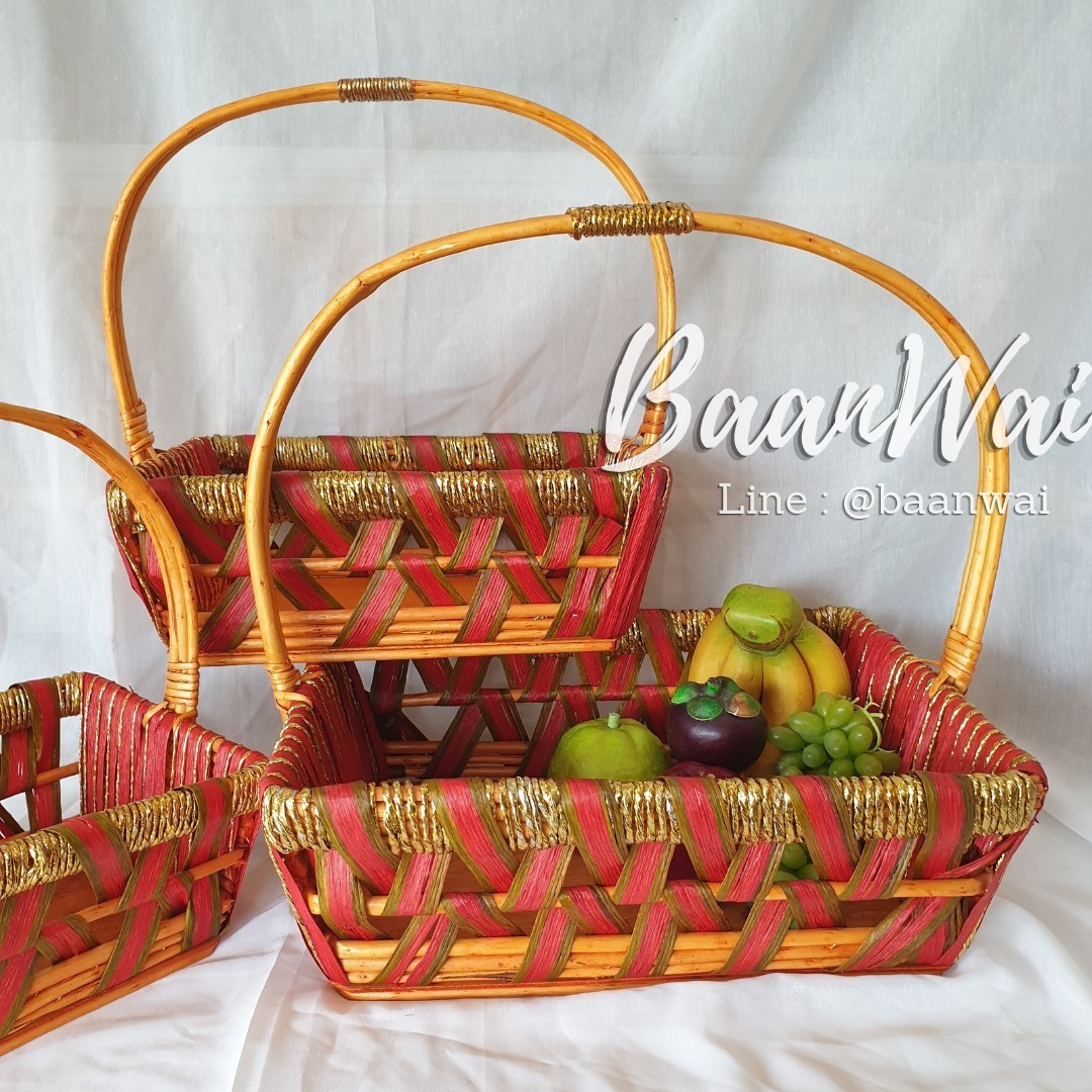 กระเช้า Code-005 VIP ทรงเหลี่ยม