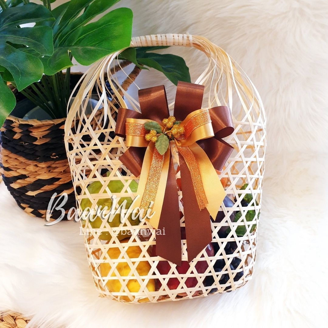 ชะลอมถือ ตะกร้าชะลอม ขนาดใหญ่