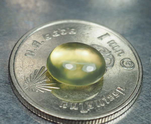 โอปอลสีเหลือง (Yellow Opal Mexico) 1.45 กะรัต