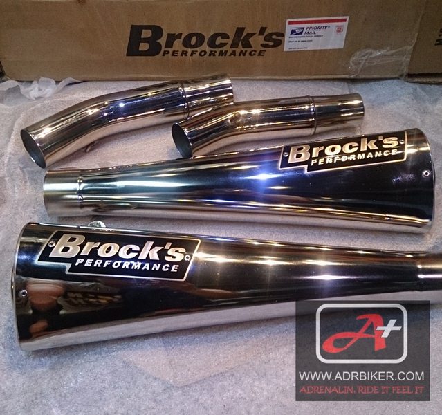 ท่อ Brock\'s Performance ท่อแนวๆ สไตล์ American ขาโหดสำหรับ Hayabusa 08 ขึ้นไป (For Exhibition only)