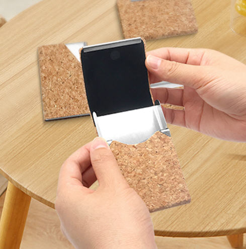 ที่ใส่บัตรไม้ก๊อก,กล่องใส่นามบัตรสแตนเลส,กล่องใส่นามบัตร,กล่องใส่นามบัตร,ที่ใส่นามบัตร,แกะสลักด้วยเลเซอร์ฟรี,ยิงเลเซอร์ฟรี