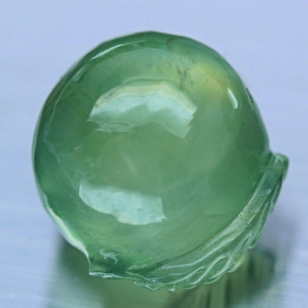 พรีไนท์แกะลายส้ม (Prehnite) 16.30 กะรัต