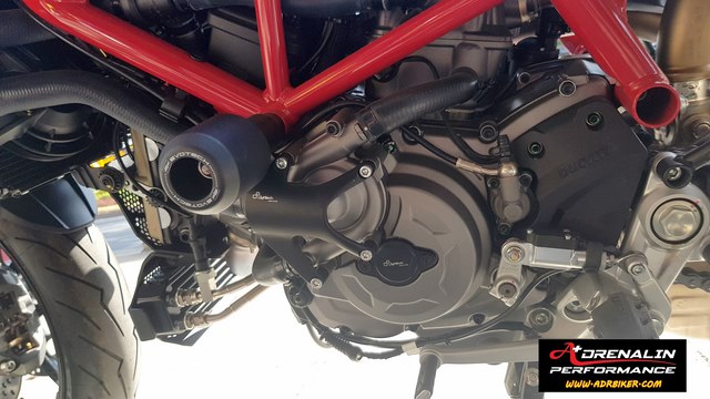 Evotech กันล้มกลาง (Crash Bobbins) สำหรับ HyperMotard 950 19+