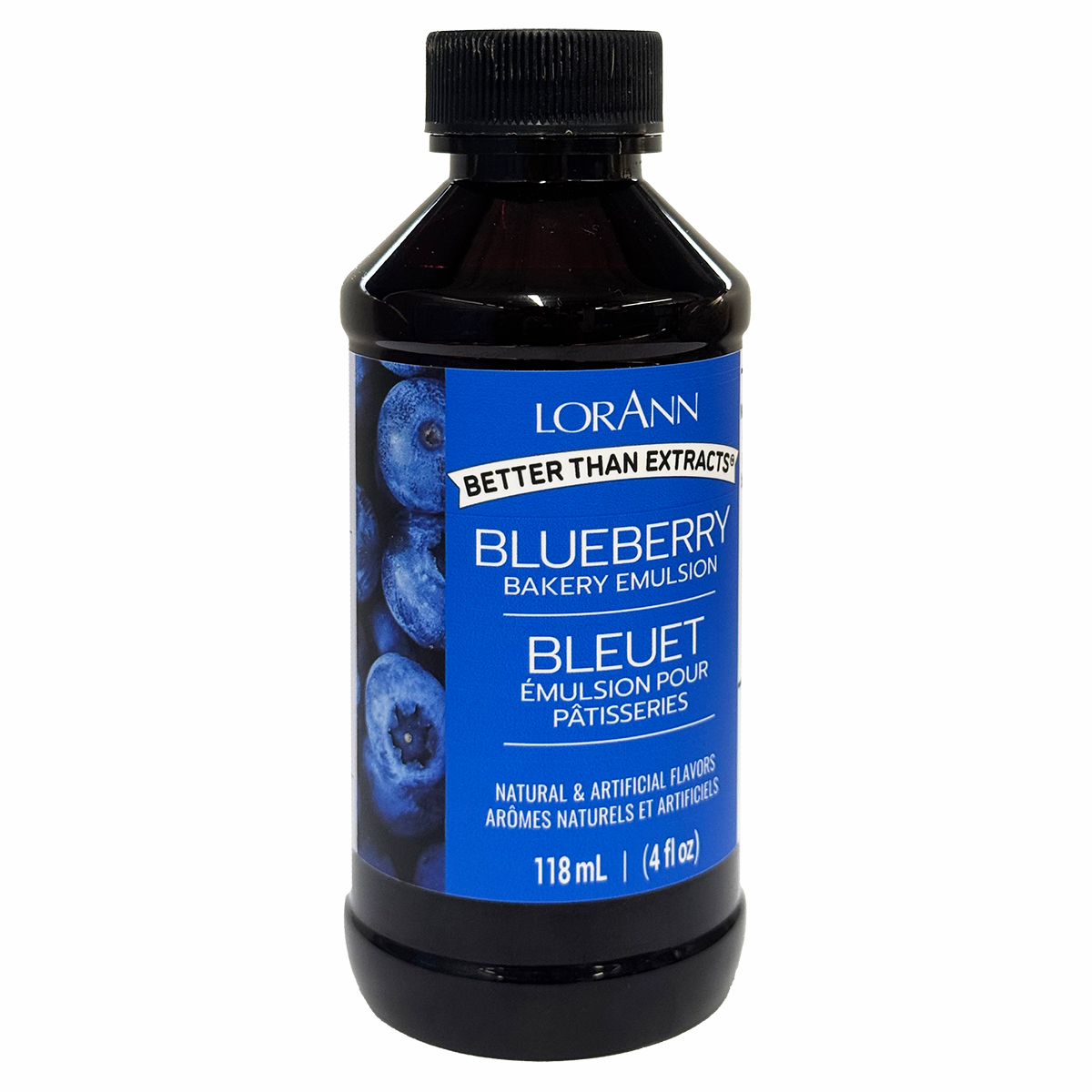 LORANN Blueberry Emulsion 4 Oz.กลิ่นบลูเบอรี่ (118 ml) (06-8504-03)