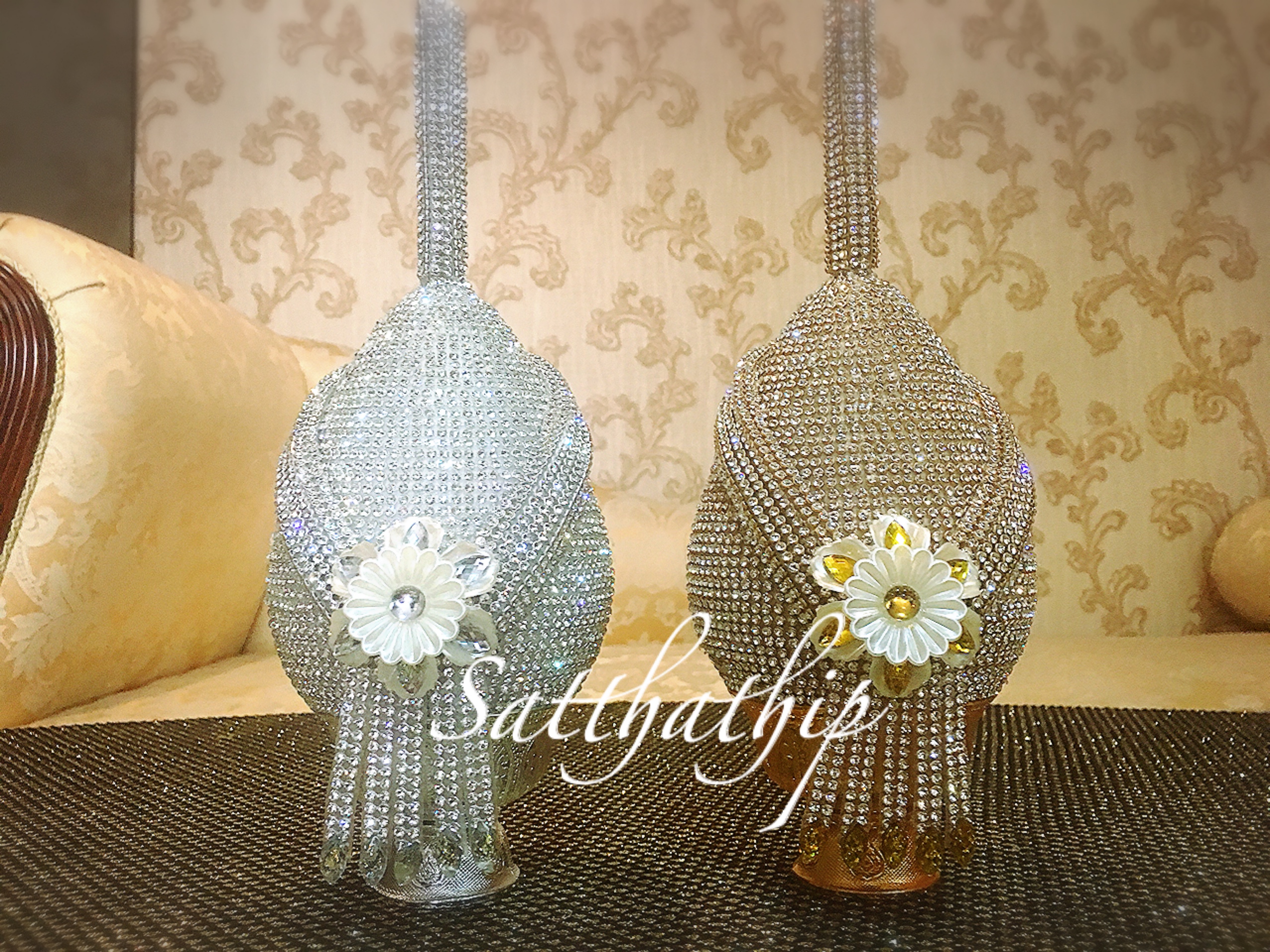 พานพุ่ม - พานพุ่มสักการะ - พานพุ่มเงินทอง - Phan bush