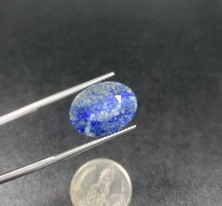 ลาพิส ลาซูลีสีฟ้า (Blue Lapis Lazuli) 10 กะรัต