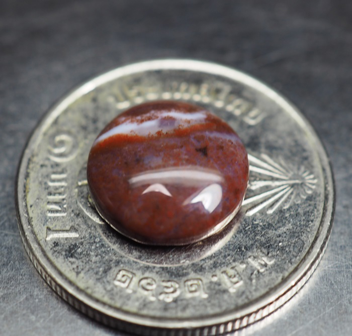 หินสีสวยลายธรรมชาติ (Crazy Lace Agate) 2.65 กะรัต