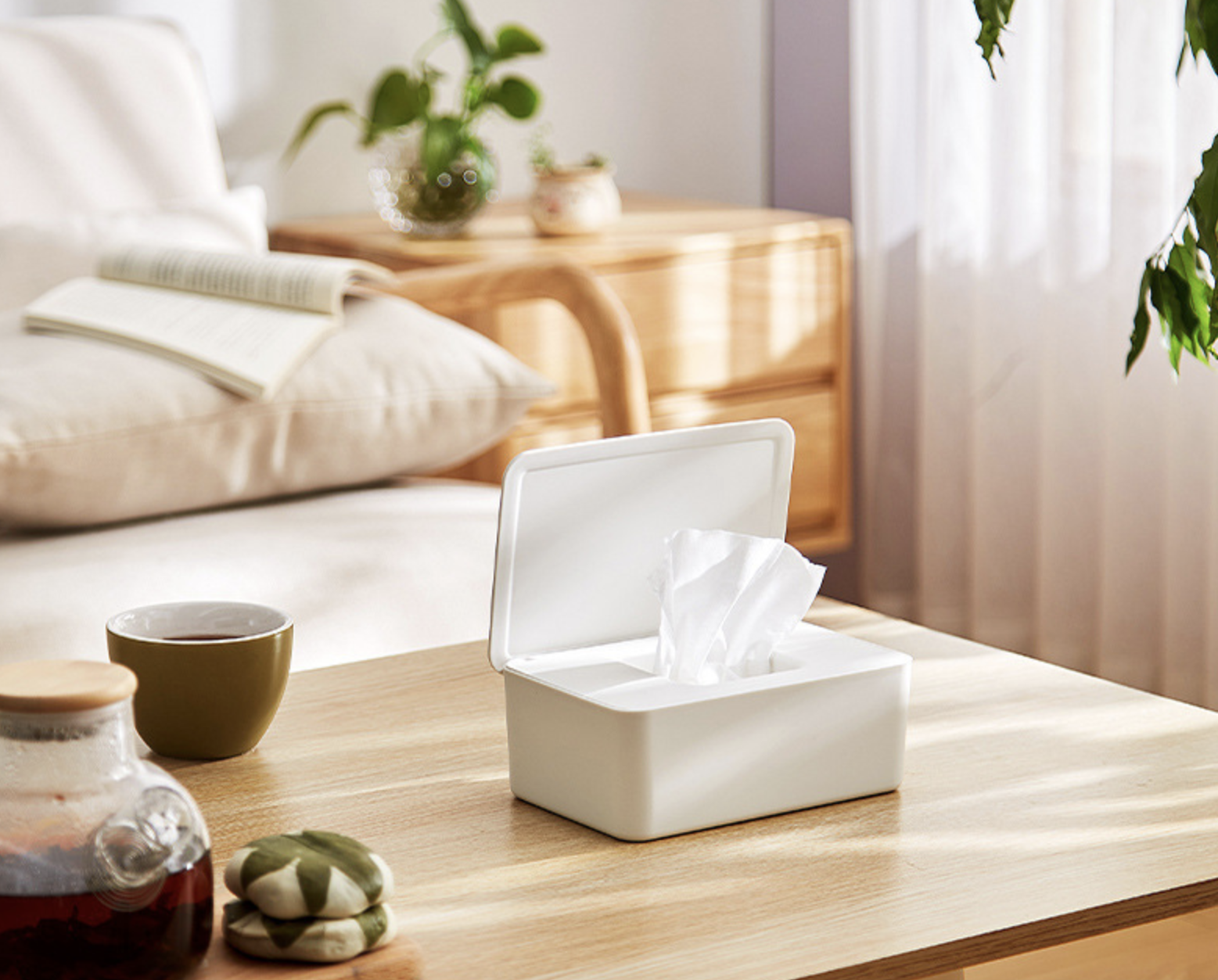 กล่องทิชชู่ กล่องใส่หน้ากาก กล่องใส่ทิชชู่เปียก กล่องทิชชู่มีฝาปิด กล่องกระดาษทิชชู่