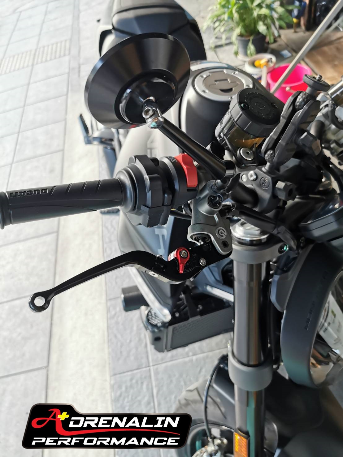 Evotech ก้านเบรค+ก้านคลัทช์ สำหรับ Monster 937