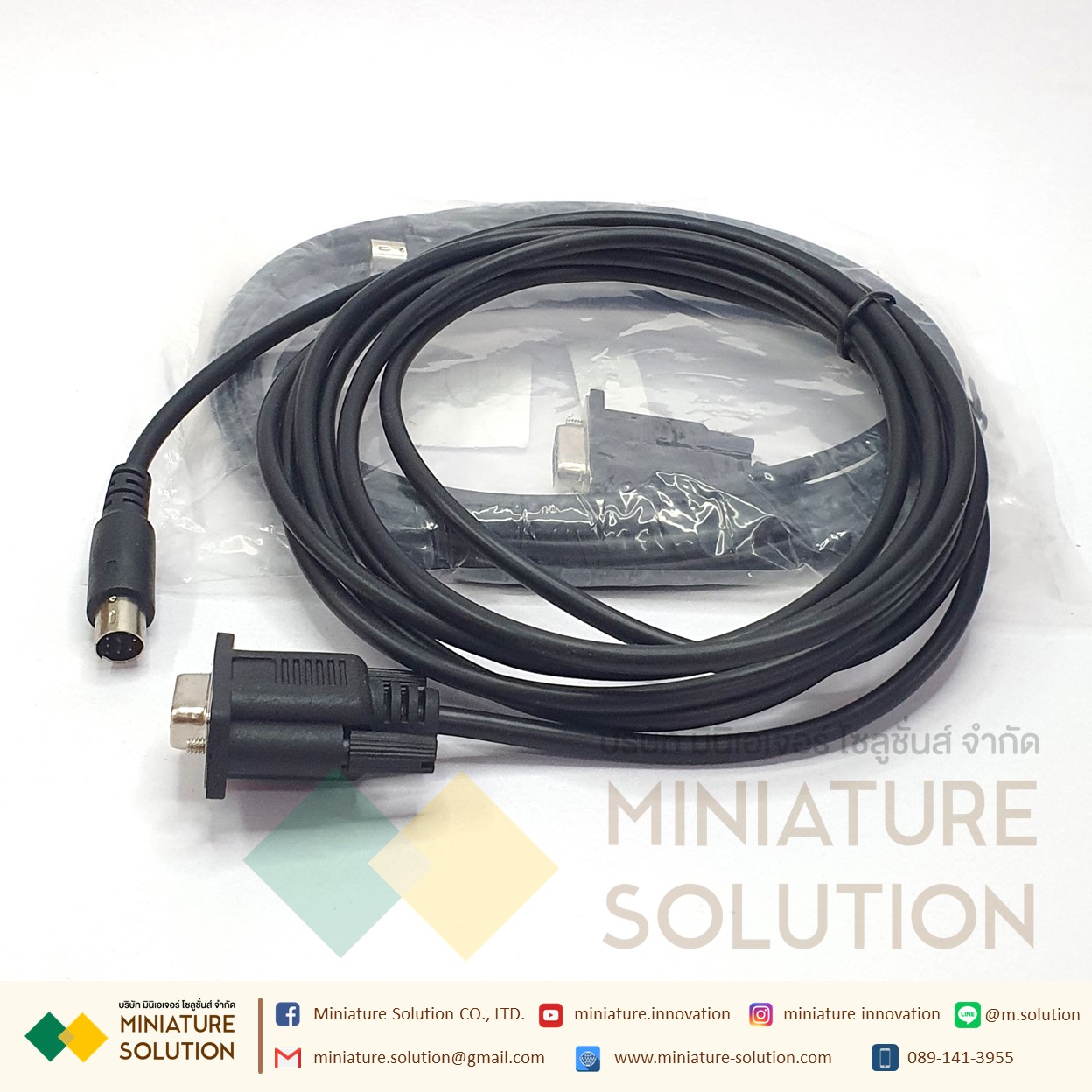 สายจอทัชสกรีน samkoon กับ PLC Mitsubishi Q สายลิ้ง PLC MITSUBISHI Q Series กับ จอ HMI - SAMKOON รุ่น SA / SK / AK