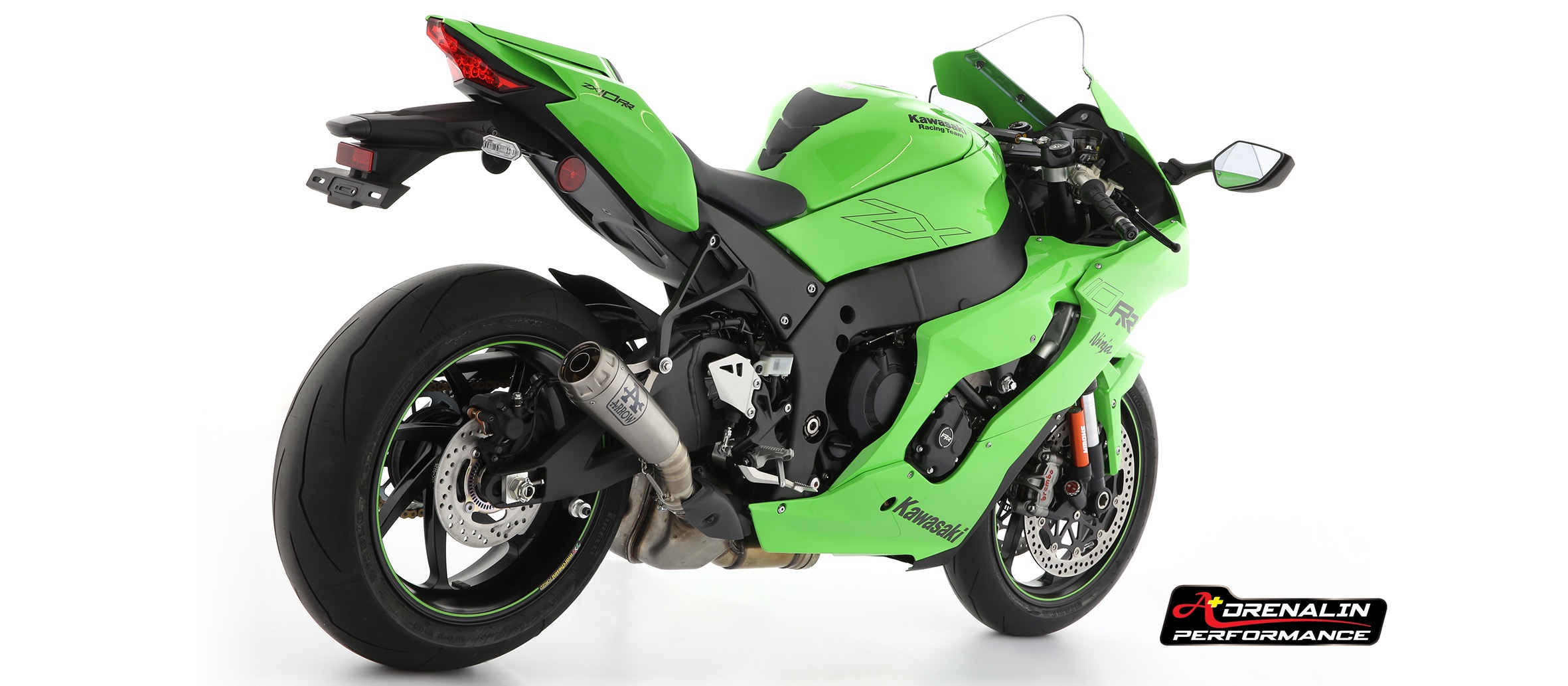 ท่อ Arrow Prorace titanium สลิปออน สำหรับ ZX10 2022+ (For Exhibition only)