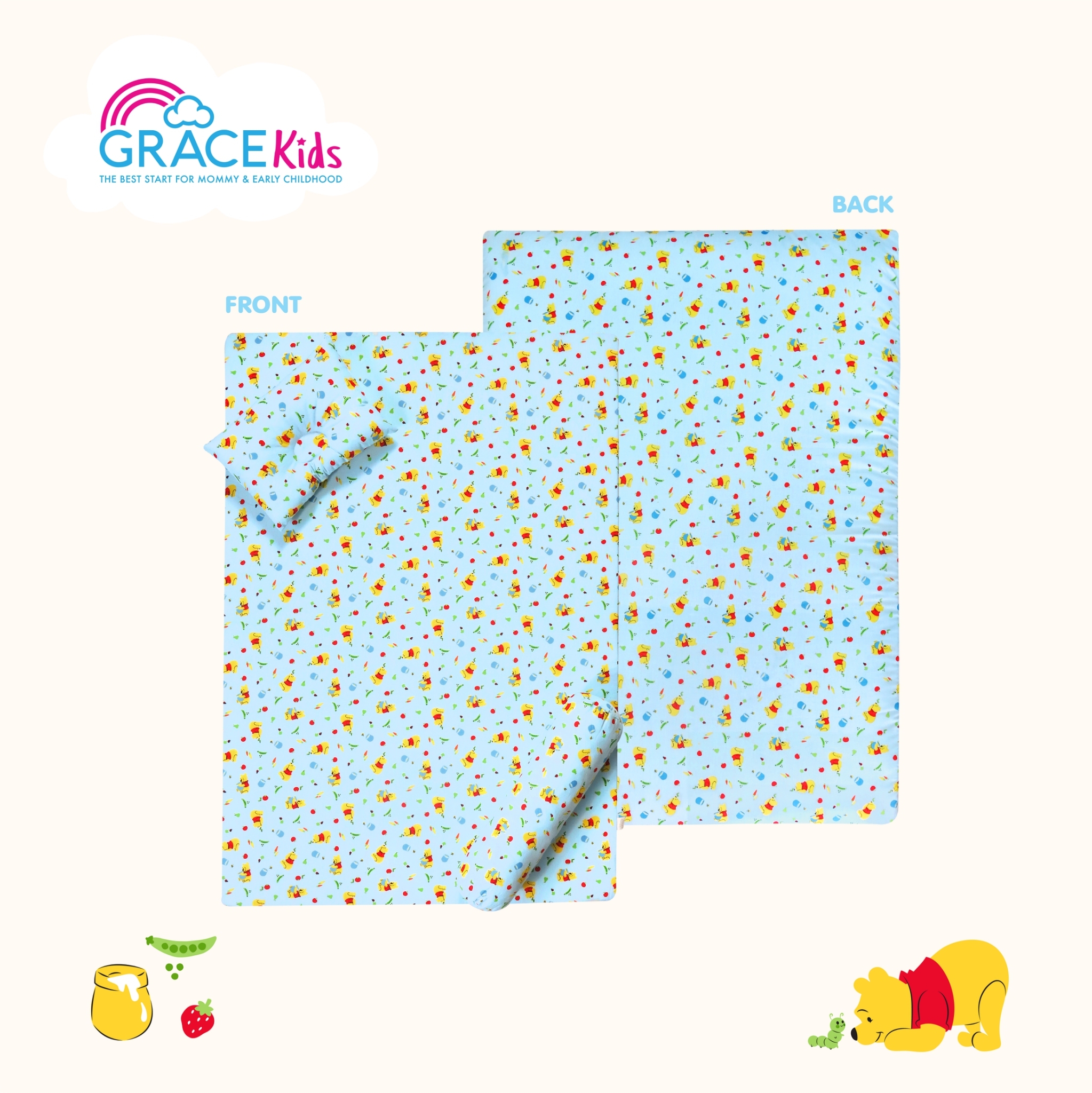 GraceKids ดิสนีย์ชุดที่นอนลาย Pooh Love to Grow size XL