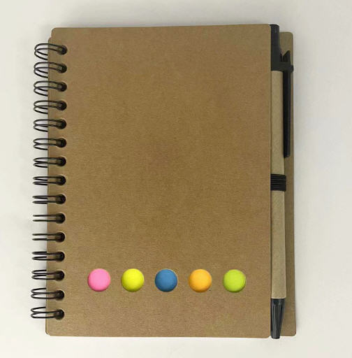 สมุดโน้ต,สมุดโน้ตรักษาสิ่งแวดล้อม,สกรีนโลโก้,สมุดโน้ตโพสอิท