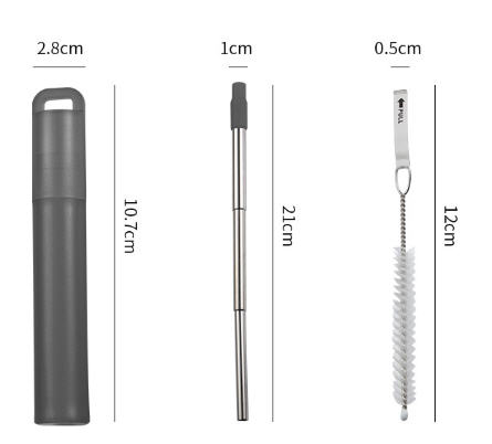 หลอดสแตนเลส,หลอดพับได้,หลอดพกพา,ชุดหลอดสแตนเลส,หลอดสแตนเลส,เซ็ตหลอดแสตนเลส