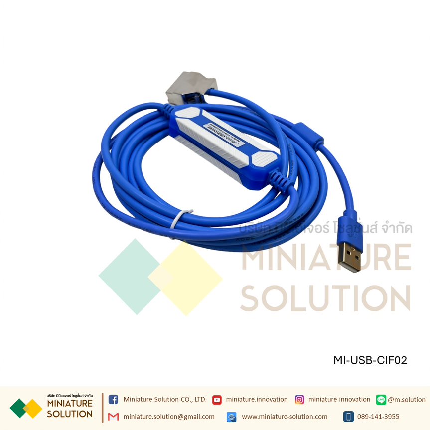 สายลิ้งค์ PLC OMRON CPM1A CPM2A C200HX HG HE ออมรอน USB-CIF02