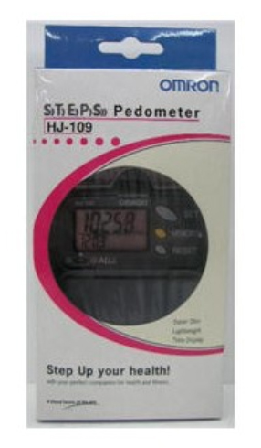 เครื่องนับก้าว Omron HJ-109 วัดปริมาณแคลอรี่ที่เผาผลาญได้