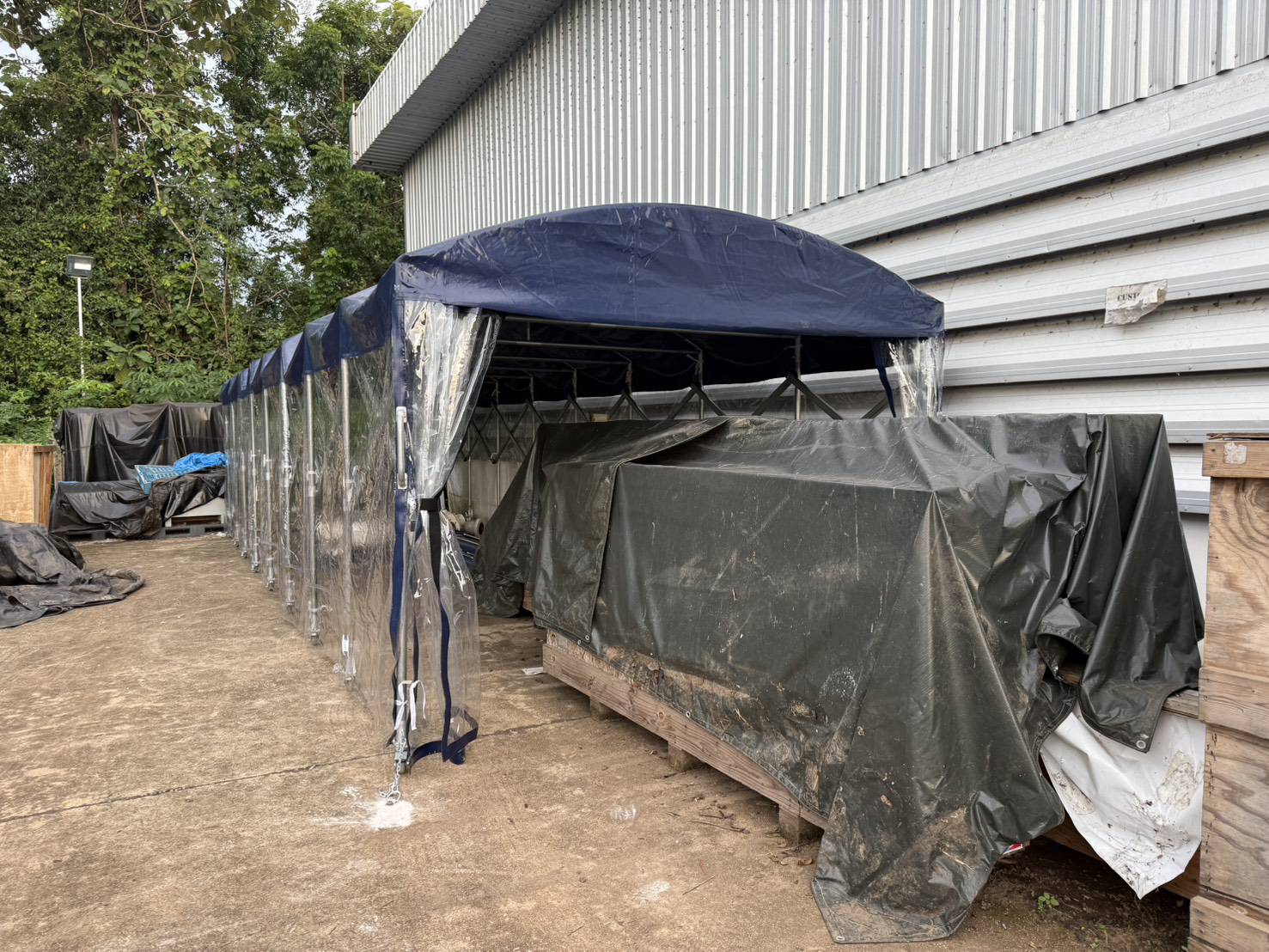 เต็นท์อุโมงค์ทางเดิน เต็นท์ยืดหด เต็นท์ทางเดิน