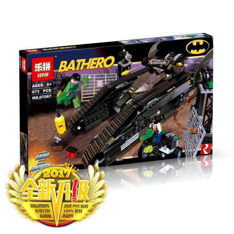 เลโก้จีน LEPIN.07067 ชุด The Bat-Tank: The Riddler and Bane's Hideout.